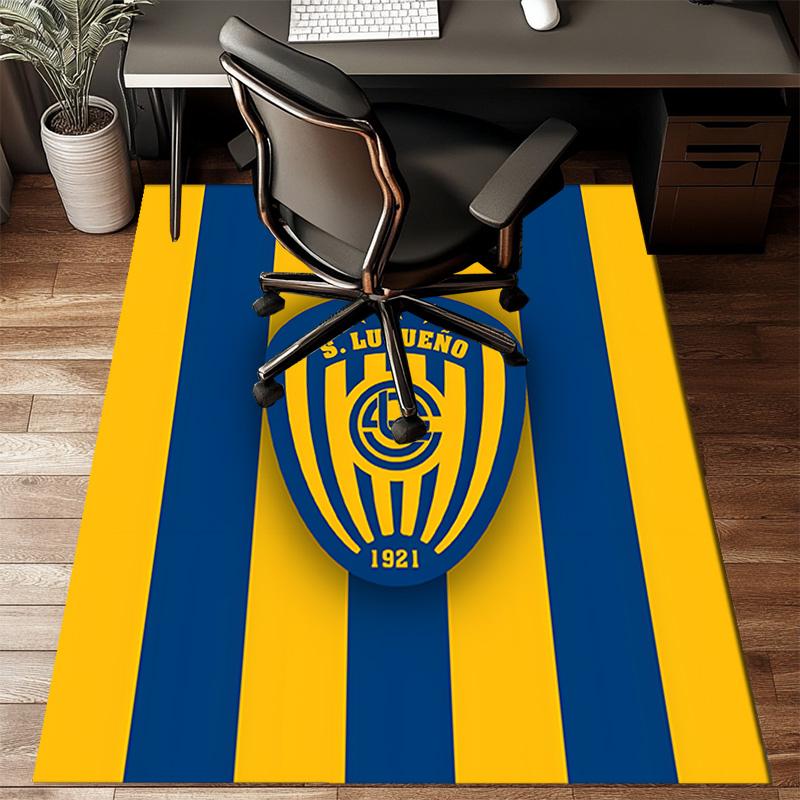 Luqueno Club Emblem Rug Game Carpet, Floor Mat for Bedroom Living Room Entryway Rug, Home Decor Idea Gift for Christmas Birthday