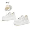 Absorbierende Foliensohle kleine weiße Schuhe Damen Frühling neu dicke Sohle Damenschuhe vielseitige Brotchuhe erhöhen die Höhe von lässigen Sportschuhen