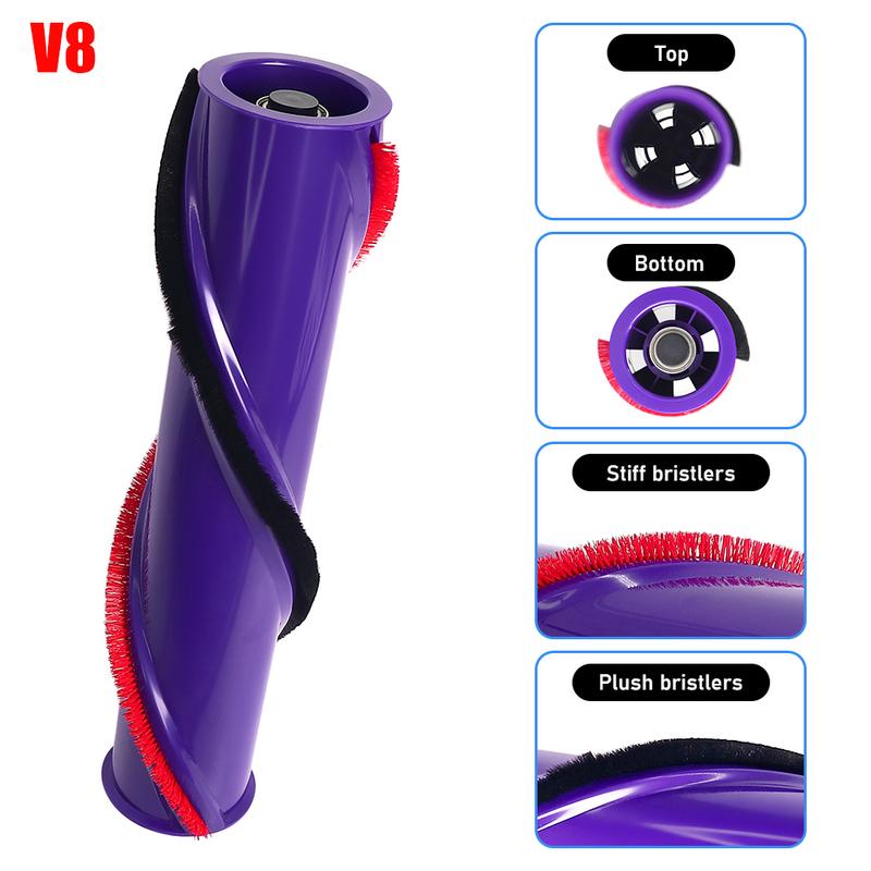 Roller Brush For Dyson V6 V8 V10 V11 Cordless Vacuum Cleaner Brushroll Bar Replacement Accessories