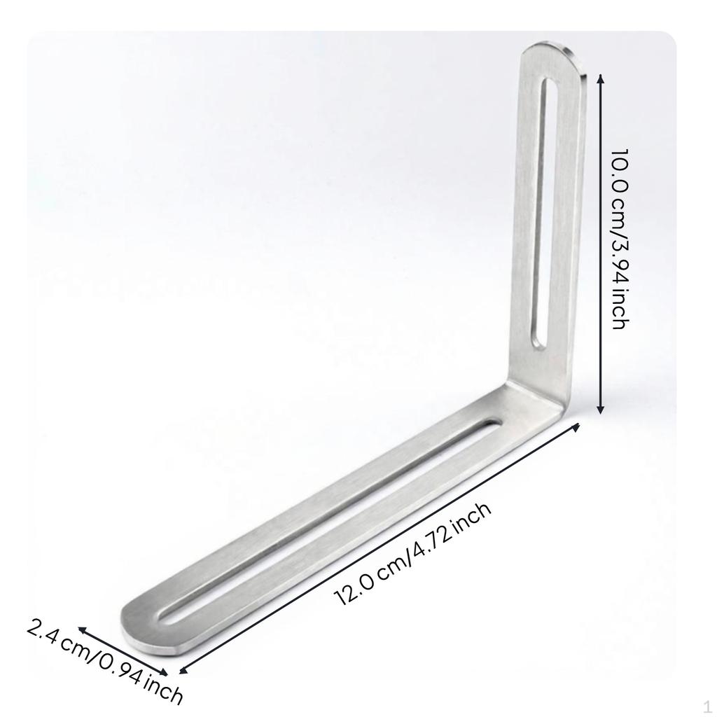 Furniture AntiTip Kit, Child Cabinet Anchor, NoDrill Wall Mount, Strong Adjustable, Living Room