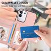 For vivo T4x 5G/vivo Y300t 5G/vivo iQOO Z10x 5G/vivo Y29 4G Case RFID Blocking Card Holder Kickstand TPU + PU Leather Phone Back Cover