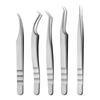 Stainless Steel Precision Eyelash Extension Tweezers - Phoenix & Princess Styles for Technicians