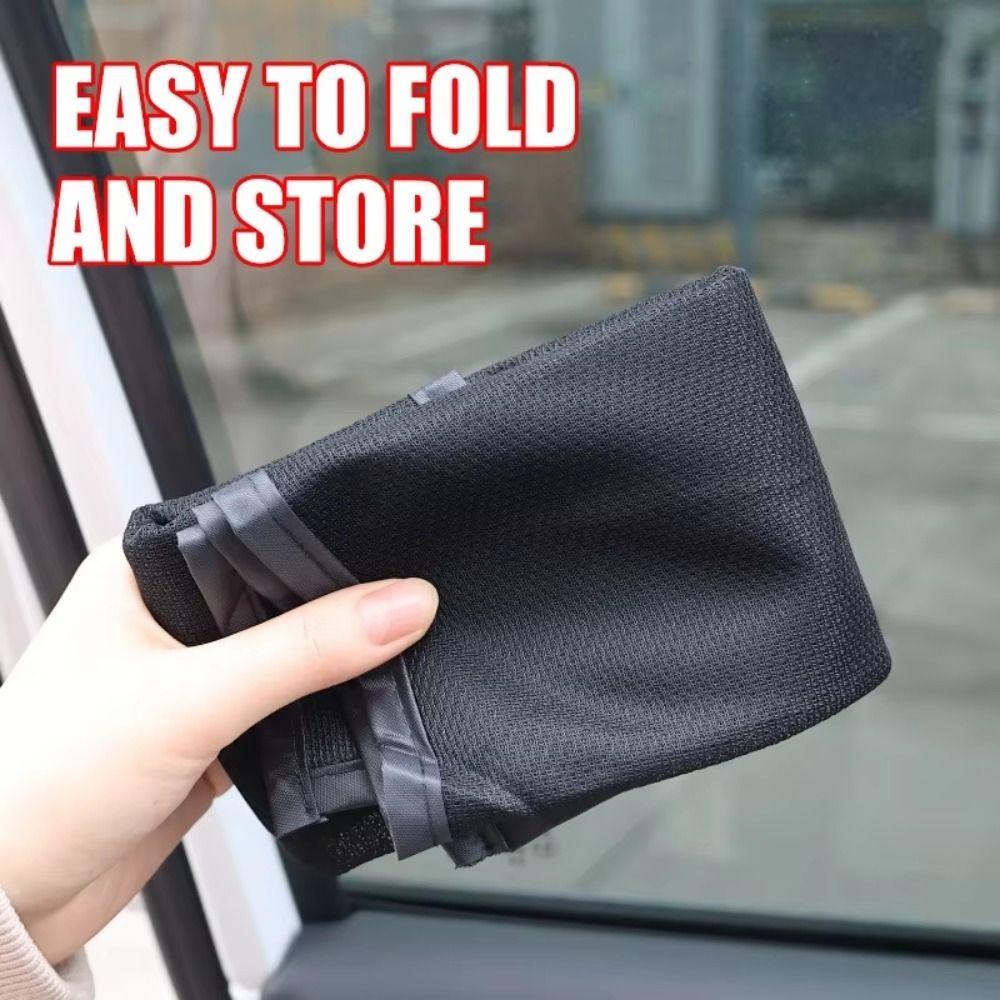 4 PCS Magnetic Design Car Window Sunshade Cover Mesh Material Car Privacy Shield  Rear Window