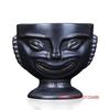 Schwarze Totem-Tasse Tiki-Cocktailglas Retro Amerikanisches Hawaii Restaurant Bar Keramik Trinkbecher Persönlichkeit Keramik Weinbecher
