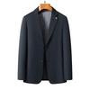 Men's Spring 2026 Korean Style Solid Color Single-Breasted Casual Suit Jacket