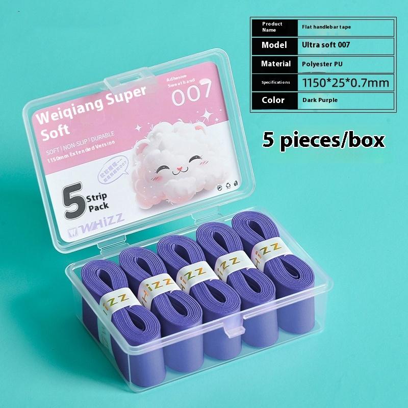 Non-Slip Shock-Absorbing Badminton Racket Grips PU Tennis Badminton Grip Tape Wrap Wear-resistant Sweat-Absorbent Tennis Wrap