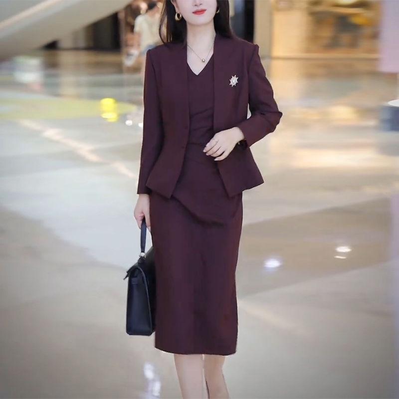 

Женский роскошный костюм-двойка - Весна/Осень 2025 Корейская мода L (100-115 jin)