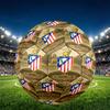 Atletico Madrid Print Size 5 Soccer Ball, PU Wear Resistant Football for Match Training and Daily Practice, Birthday Gift for Soccer Fans