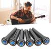 6Pcs Black Guitar Bridge Pin Kit Decorative Robust Clarity Increasing Guitar Bridge Pin Replacement