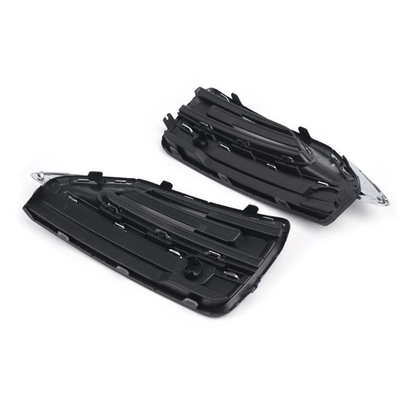 Left/Right Car Bumper Fog Light Grille for XC90 2020 To ONWARDS 31663539 31663514 Replacement Fog Lamp Grille Trim Cover