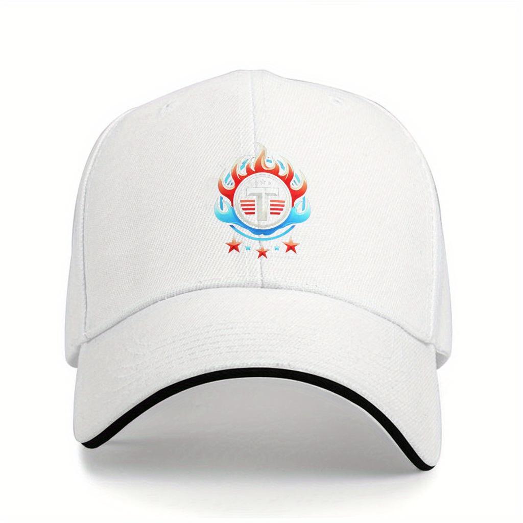 Titan Logo Polyester Baseball Cap Casual Style Lightweight Adjustable 100 Polyester Filled Perfect for Sports and Sun