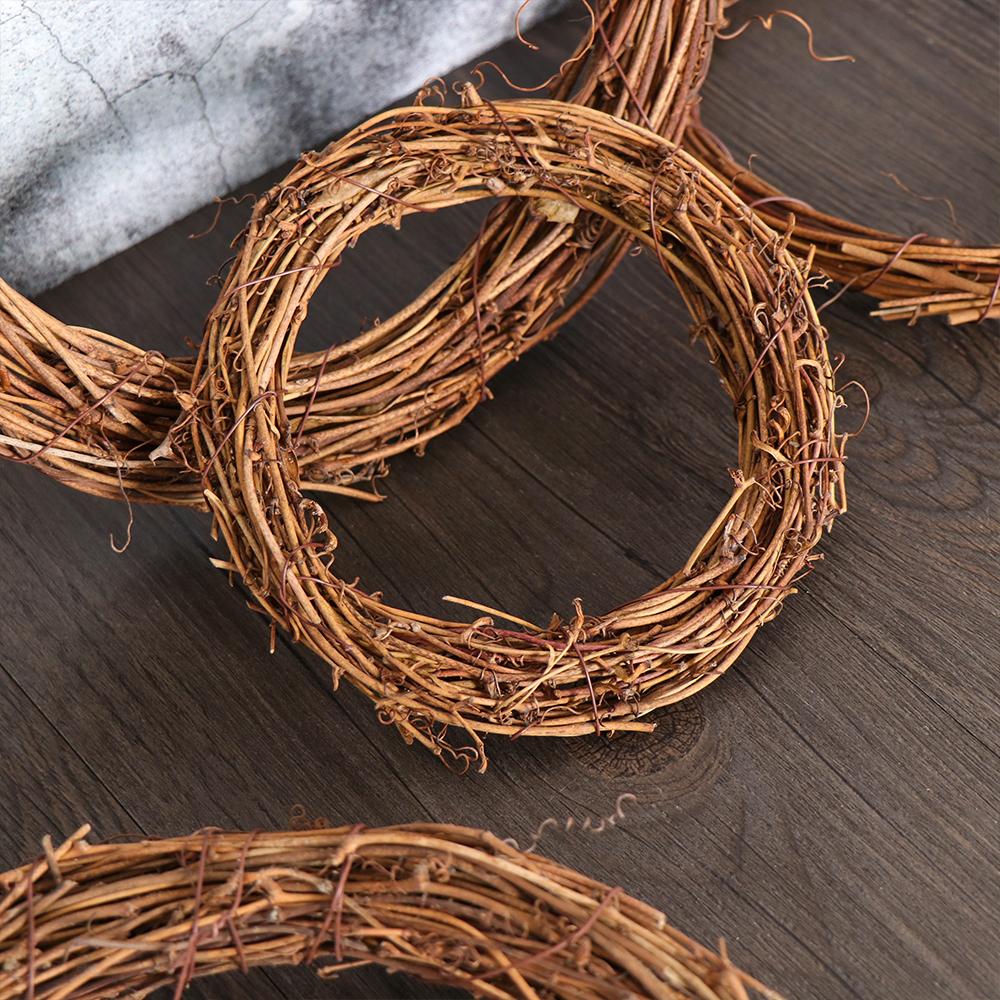 8-30CM Ramadan Decoration Eid Murbark Wedding Wreaths Decoration Garland Material Rattan Wreath DIY Wreath Party Decorations