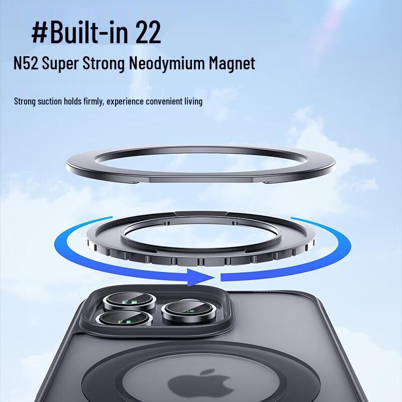 Pisen iPhone 16 Magsafe Drehständer-Hülle