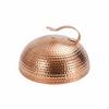 Teppanyaki Grill Lid Japanese Style Hammered Dome Cover HeatResistant Handle Stainless Steel Food