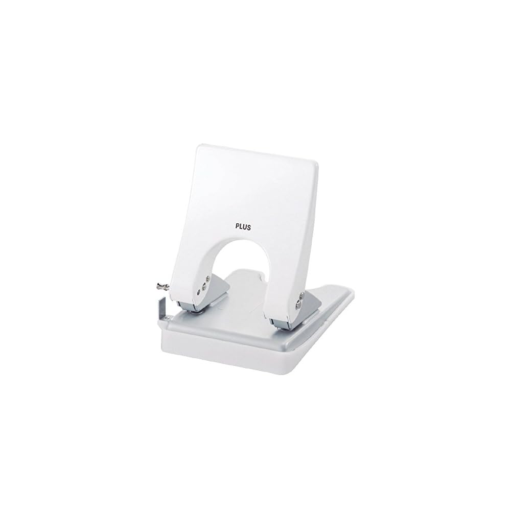 PLUS 2-Hole Punch Force 12 M Size White