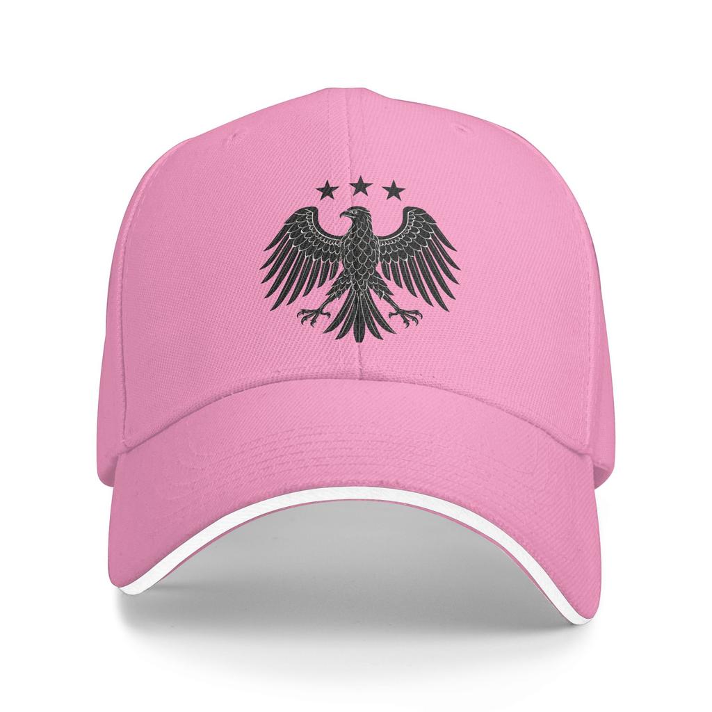 Schwarzes Syrisches Adler-Emblem Lässige Baseballkappe Sommer Trucker-Hut Hohe Qualität Kpop Rock Snapback-Kappe Paar Damen Baseballkappen