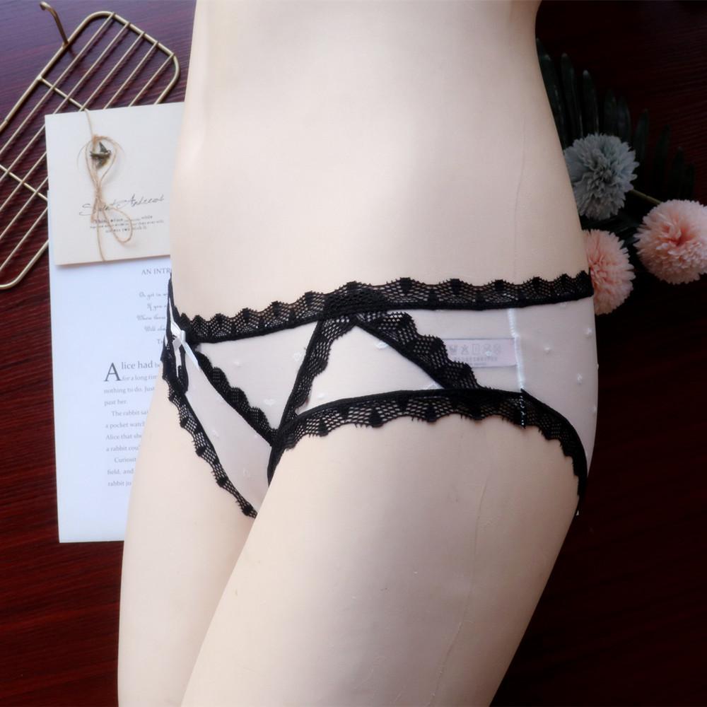 Oddychająca bielizna Lodowy jedwab, szybkoschnący, bezszwowy, żakardowy, seksowne majtki dla kobiet. Majtki z niskim stanem dla kobiet