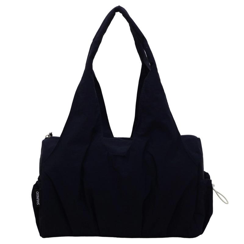 Women's Lightweight Nylon Tote: Large Capacity, Multi-layer, Single Shoulder Handbag for Commuting & Moms