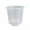 Transparent Flower Pot, Thickened Hard Breathable Design for Roses, Balcony 15cm