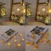 Christmas Tree Decoration Lights With Illuminated Bulb And Star For Holiday Festive Decor