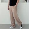 New Arrivals Open Run Unisex Linen Double Pleats Banding Wide Pants
