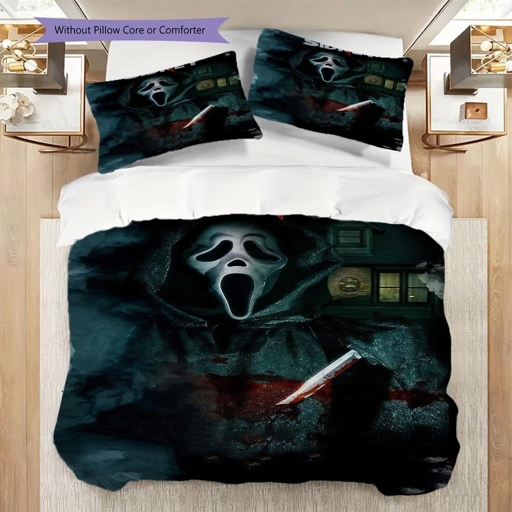 Friday 13Th Horror Movie Set Bedding 1 Duvet Cover 2 Pillowcase Without Core Bedding Set Duvet Cover And Pillowcase Christmas Birthday Gift