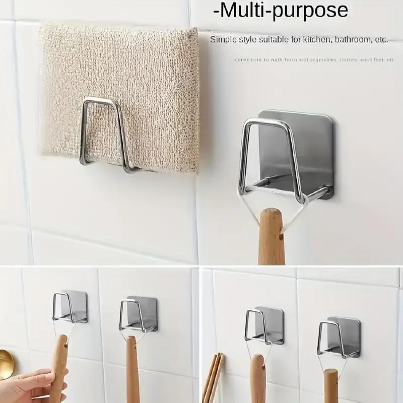 4 Stück Küchenaufbewahrungsregal, Stanzfrei Wand unter Schrank Schneidebrett, Multifunktional, Zubehör