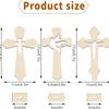 DIY Decoration of Rural Cross, First Communion Prayer, Wooden Cross, Christian Catholic Wooden Cross Crafts Decoration