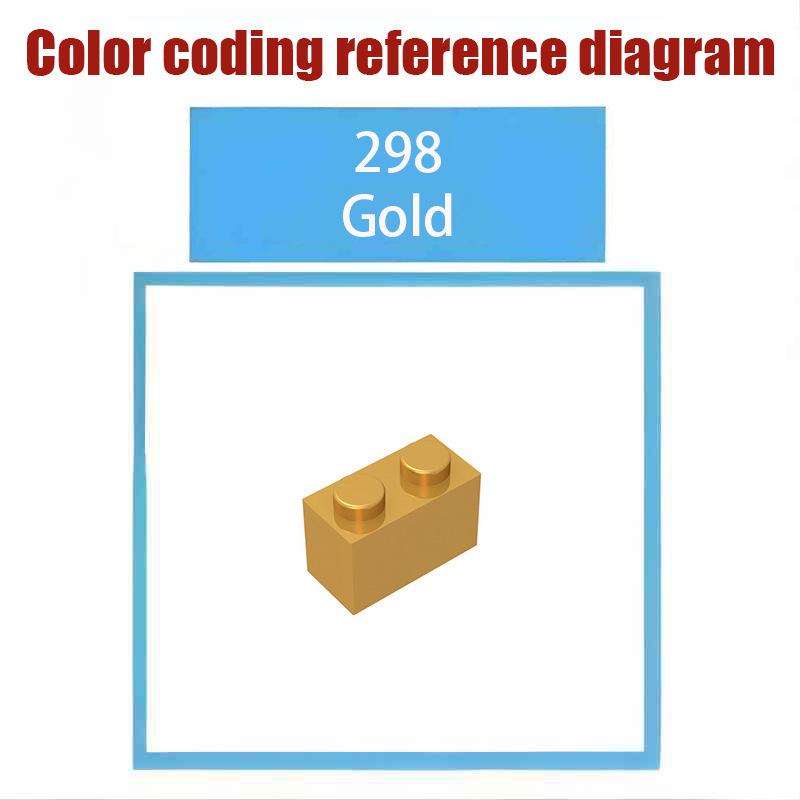 50G MOC 15209: Educational 2x1 Interlocking Building Blocks with 2 Top Studs