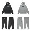 Herre Dame Hættetrøje med Fleeceforing Bomuldssweatshirt Joggingbukser Sæt Afslappet Outfit