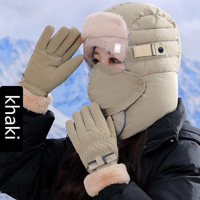 

Устойчивый к минус 40 градусам Цельсия Шапка Шарф Перчатки Набор из трех предметов Зимний Мужской Женский Утепленный Утолщенный Шапка Перчатки Зимняя Теплая Шапка коричневый