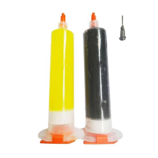 

2Pcs Pimple Popping Toy Filling Grease DIY Stress Relief Pimple Face Simulator Silicone Acne Nose Refill Grease Accessories 2pcs
