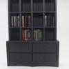 Dollhouse Mini Furniture Scene Model Miniature Retro Bookcase Mini Storage Display Cabinet Bookcase Toy Doll House Accessories