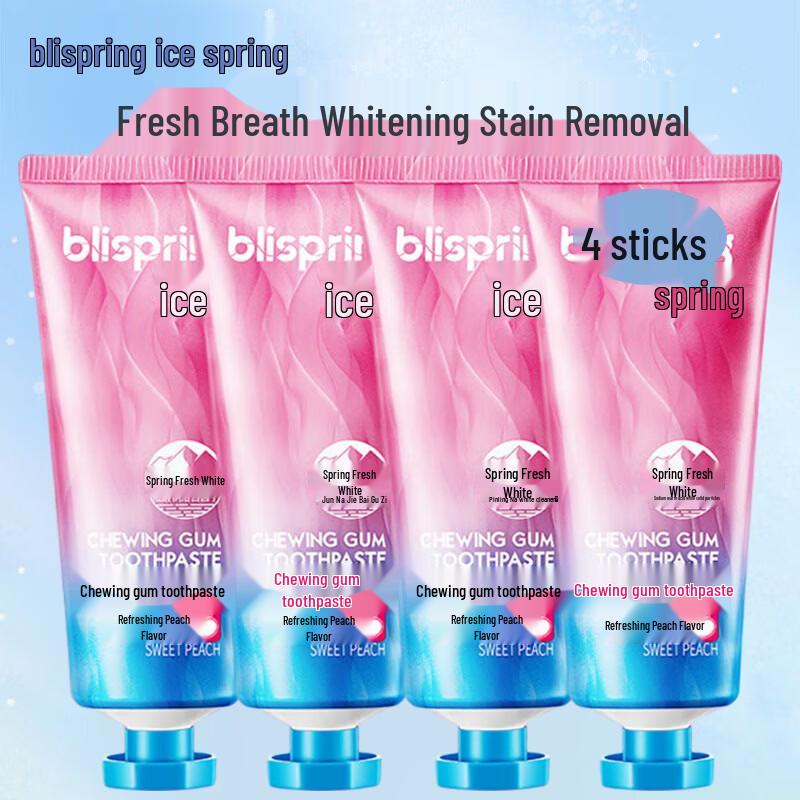 Blispring Peach Flavor Gum Toothpaste