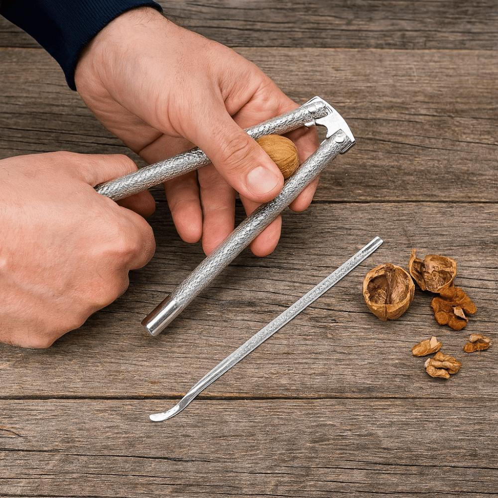 Quick Crack Nut Cracker Stainless Steel Pecan Sheller Easy Grip Nut Sheller  Kitchen Tools