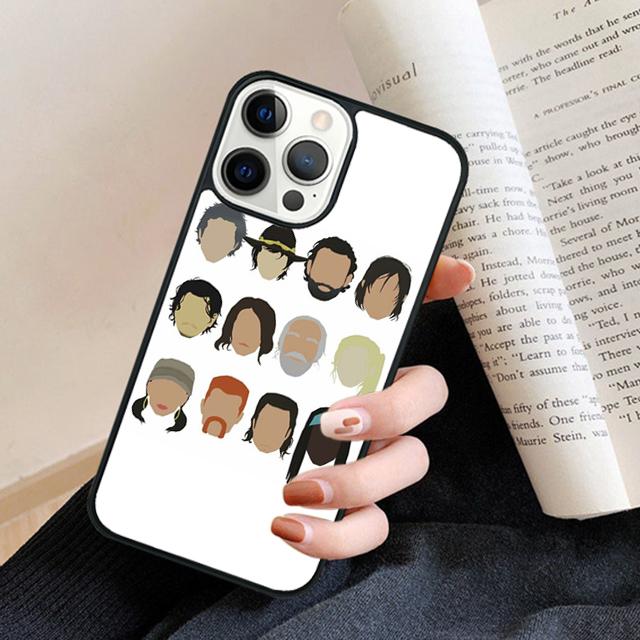 Negan Walking Dead Phone Case Back Cover for iPhone 17 Air 16 15 14 13 11 12 Pro Max Plus Fundas Coque