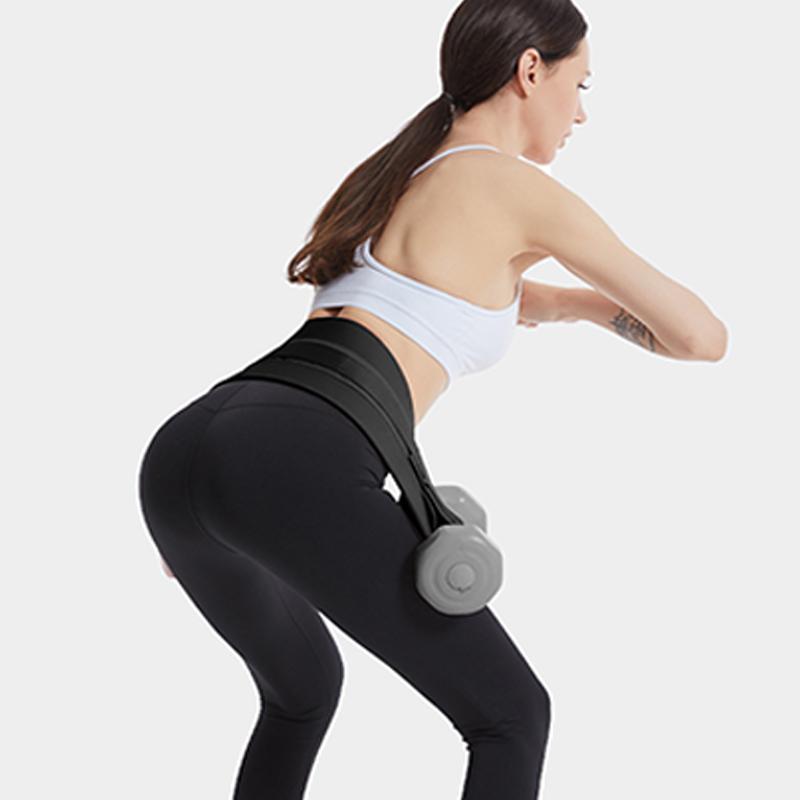 Justerbart motstånd Ergonomisk design Träning Höftlyft Höftträningsbälte Viktat bälte Viktat midjeträningsbälte
