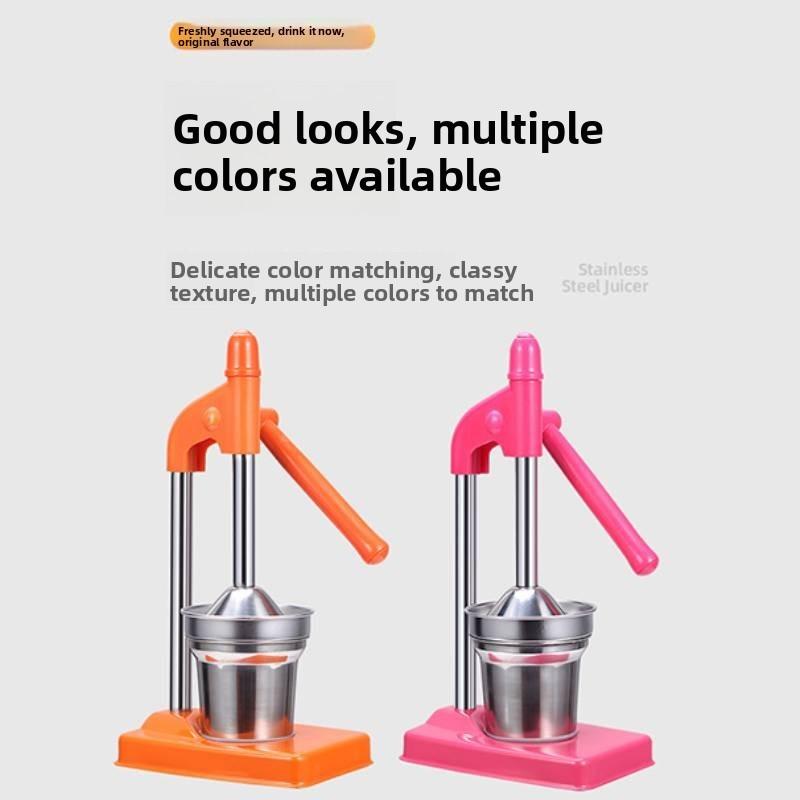 Stainless Steel Manual Juicer For Citrus And Pomegranate With Multifunctional Design For Kitchen