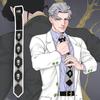 JoJo's Bizarre Adventure Yoshikage Kira Black Skull Easy Zip Tie (Japanese Edition)