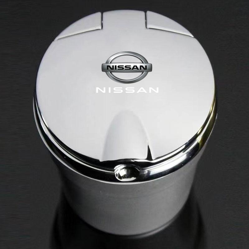Portable Car LED Ashtray Cigarette Car Interior Accessories For Nissan Murano Navara Qashqai X-trail Patrol NV200 Note Frontier