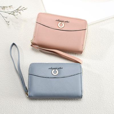 New Women's Change Bag Ins Student Solid Color Simple Card Bag Multi-function Clutch Bag Large Capacity Wallet