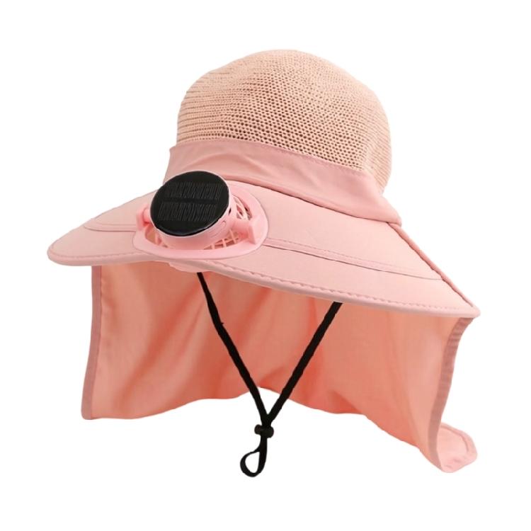 Fashion Solar Fan Cap Light Weight Cooling Fan Hat Large Eave Sunshade Cap For Outdoor Enthusiast Hot Weather Use