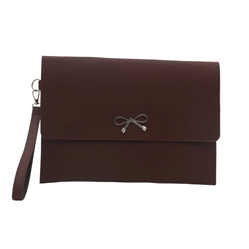 2025 Autumn New High-value Envelope Bag Simple Casual Bow Women's Clutch Bag Small Square Bag