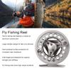 3/4 Fly Fishing Reel Full Metal Fly Reel Fishing with CNC Machined Aluminum Alloy Body Silver