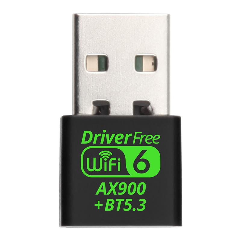 Ax900 Wifi 6 USB Bluetooth 5.3 Adapter 2in1 Dongle Dualband 2.4G&5Ghz USB Wifi Netzwerk Drahtloser Wlan Empfänger Treiberfrei