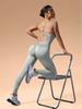 Women's Seamless Cross-Back Jumpsuit with Adjustable Straps for Fitness and Dance