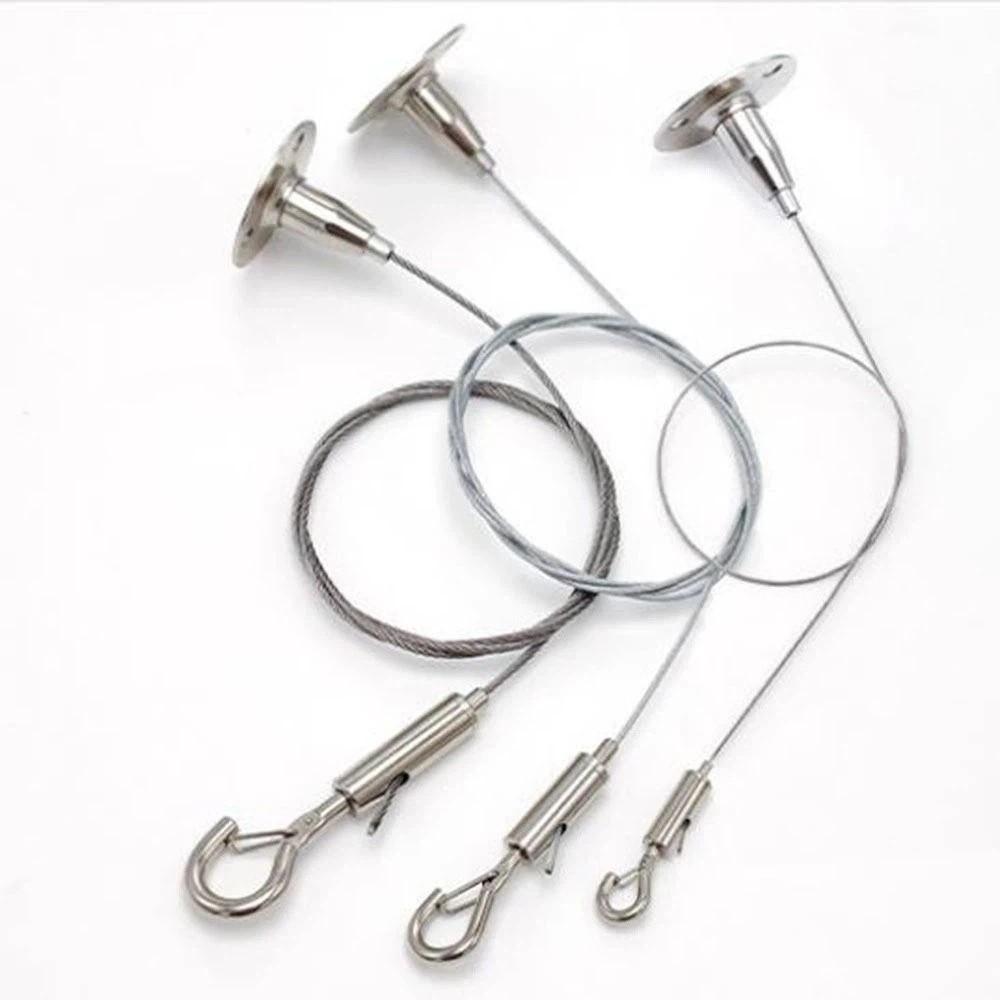 Adjustable Ceiling Sign Hanger Wire 0.5/1/2/3m Hanging Cable Wire Advertising Board