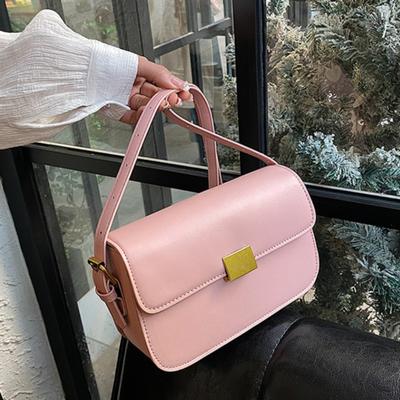 New Trendy Square Shoulder Bags Women Fashion High Quality Underarm Lady Handbags All-match Buckle Crossbody Bags