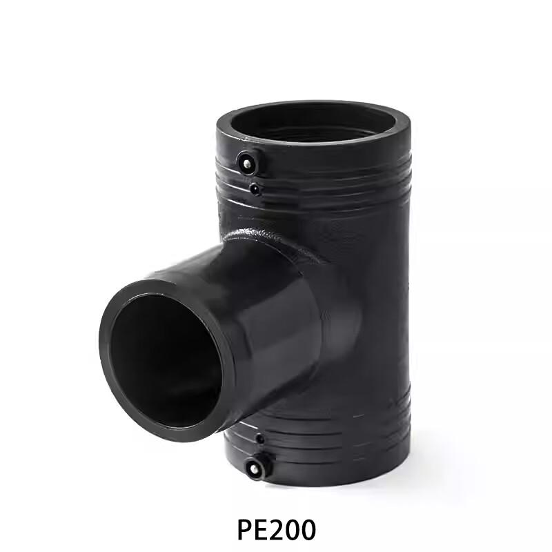 Jinghong PE200 Electrofusion Equal Tee Pipe Fitting