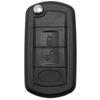 Button Flip Remote Key Shell Case Folding Smart Car Key Housing For Land Rover Range Rover Sport LR3 Discovery 3 Uncut Blade